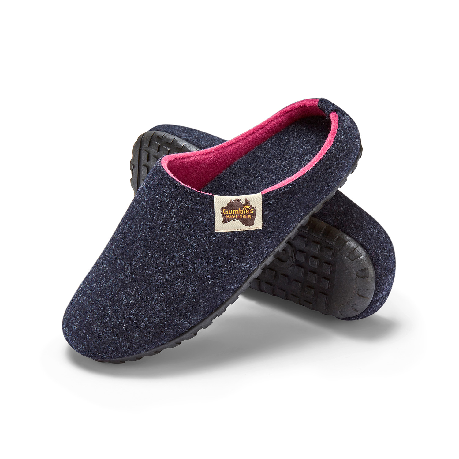 Navy Pink – Outback Slipper