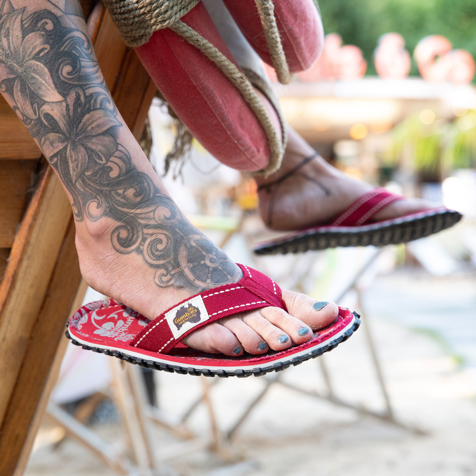 Pacific Red – Original Flip Flops