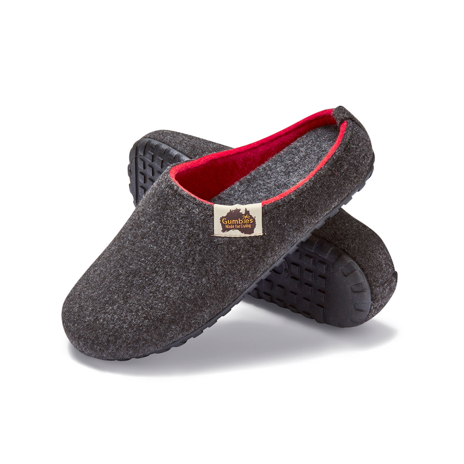 Charcoal Red – Outback Slipper